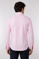 Camicia Uomo a Righe in Tessuto Active 