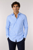 Camicia Uomo a Righe in Tessuto Active 