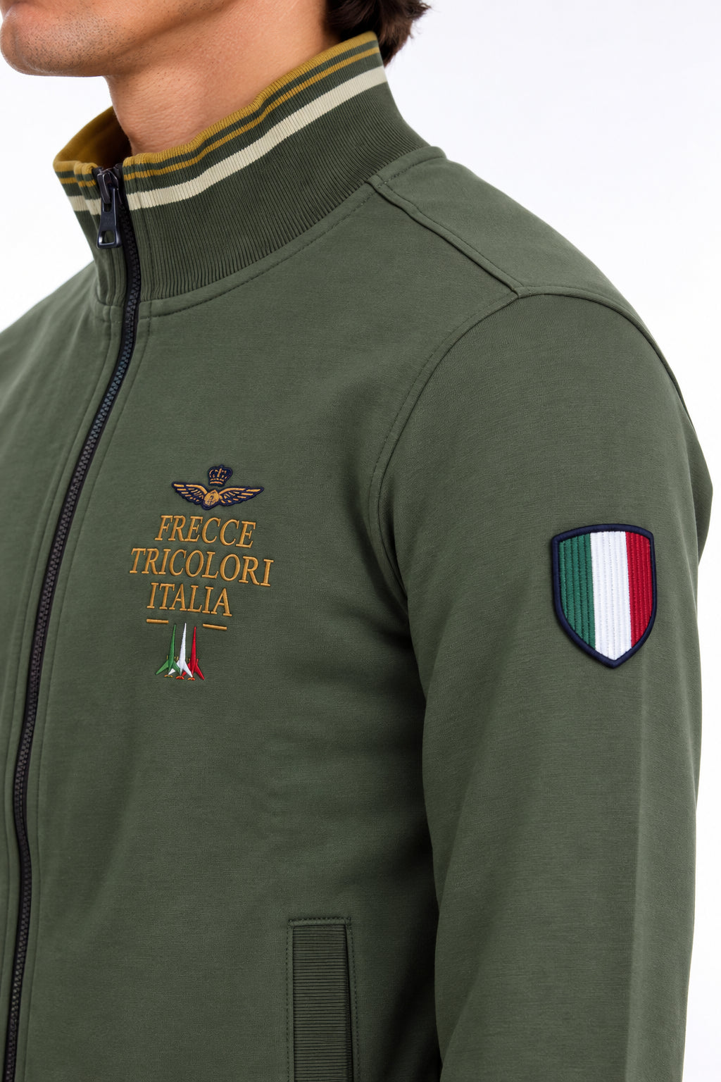 Felpa cardigan zip Frecce Tricolori Italia 