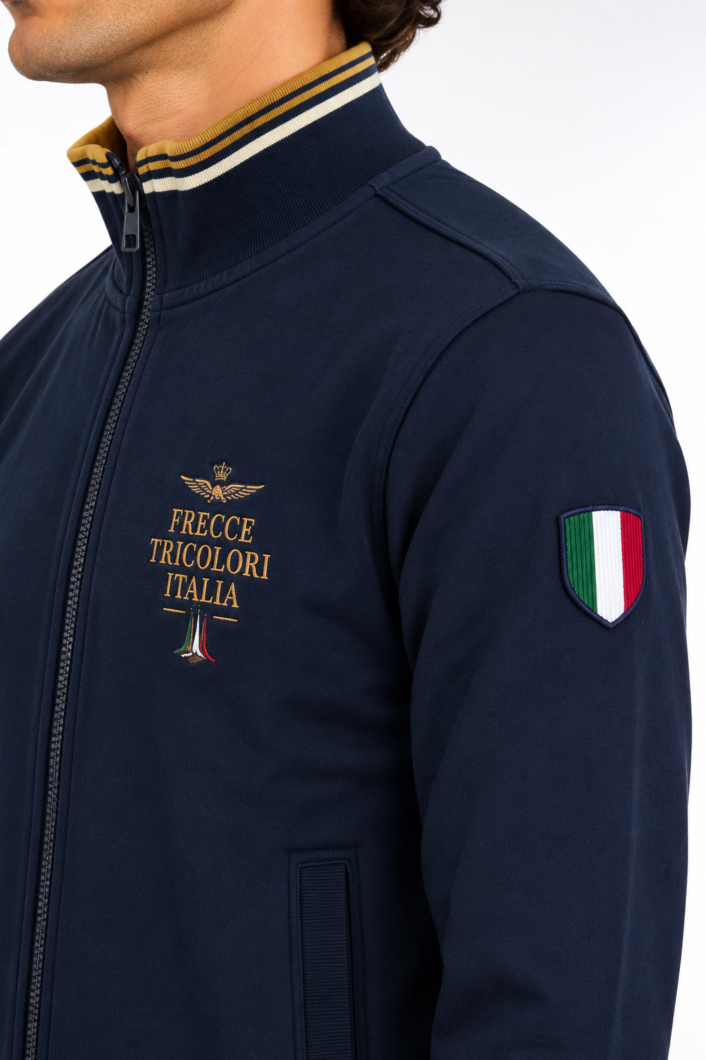 Felpa cardigan zip Frecce Tricolori Italia 