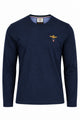 Tshirt manica lunga in jersey con logo ricamato