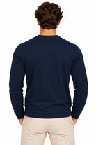 Tshirt manica lunga in jersey con logo ricamato 