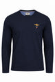 Tshirt manica lunga in jersey con logo ricamato