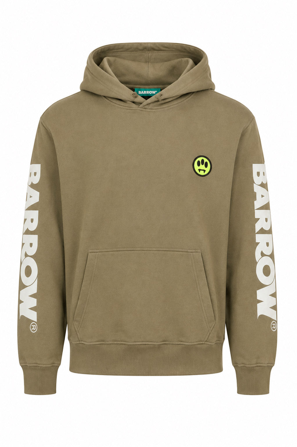 Felpa iconic con cappuccio e lettering lungo le maniche 