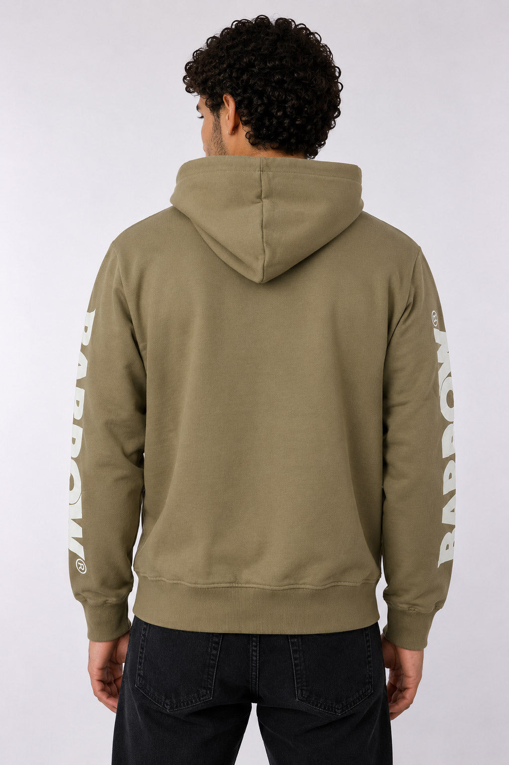 Felpa iconic con cappuccio e lettering lungo le maniche 