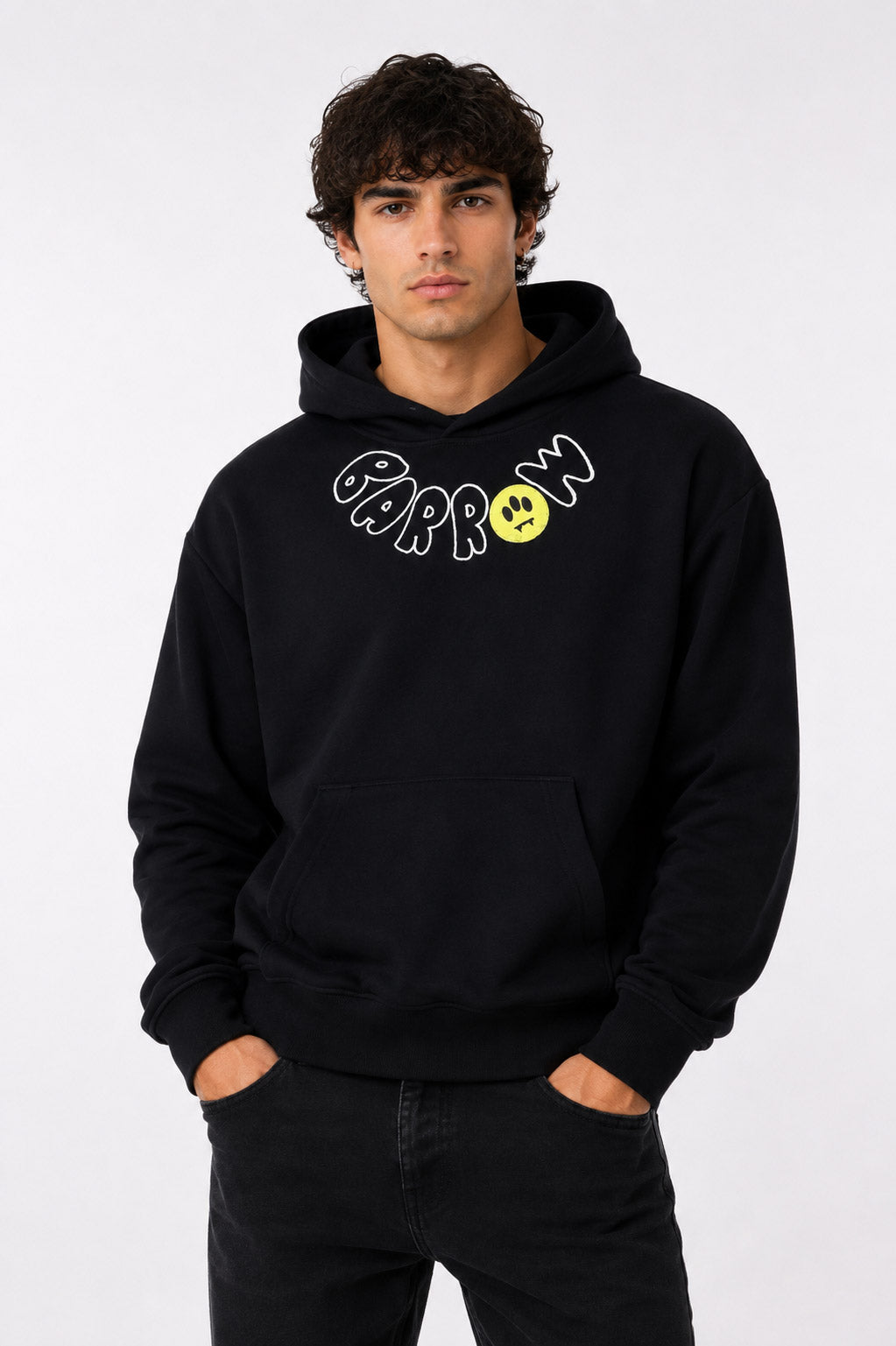 Felpa unisex hoodie con cappuccio e orsetto 