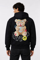 Felpa unisex hoodie con cappuccio e orsetto 