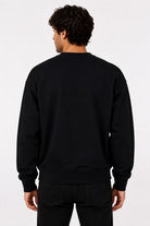 Felpa girocollo unisex con Logo lettering multicolor sul Collo 