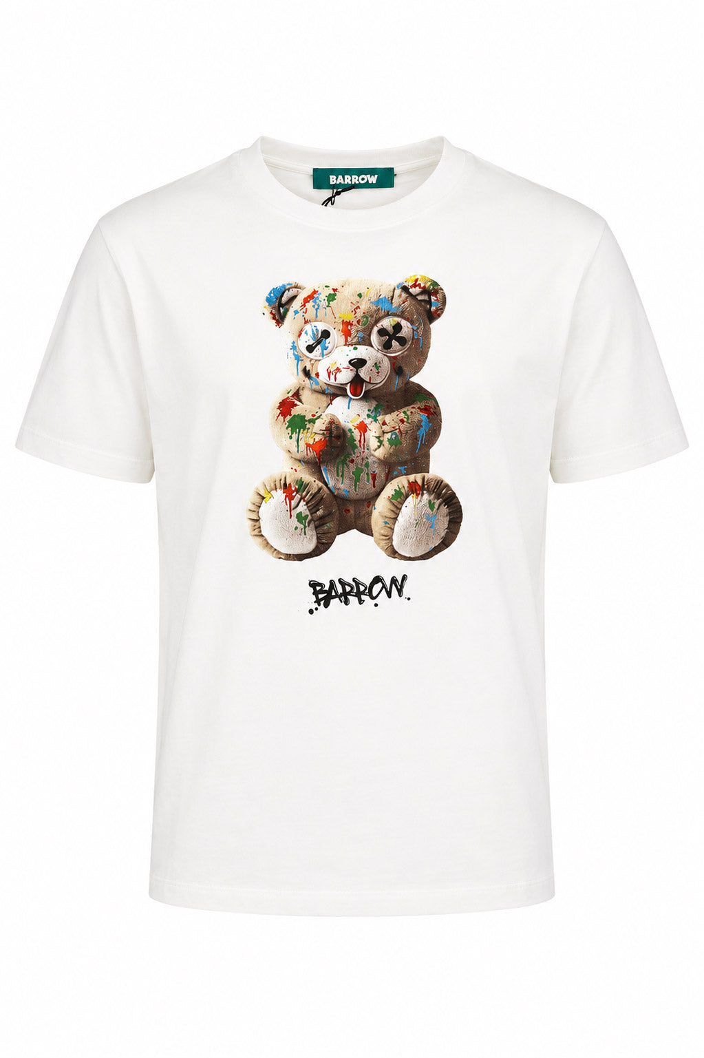 T-shirt unisex in cotone con orsetto 