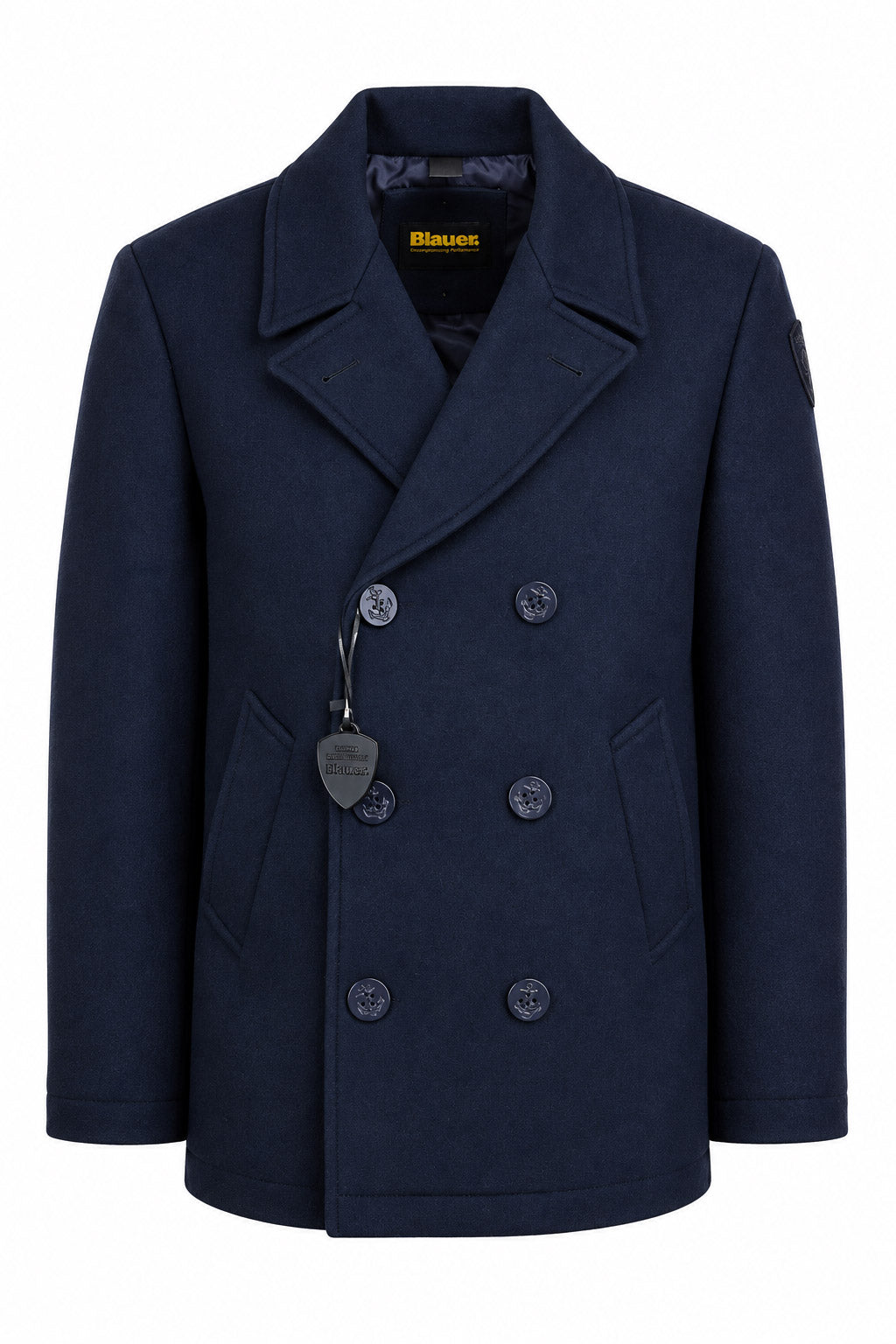Giacca peacoat doppiopetto in misto lana CHOPIN 