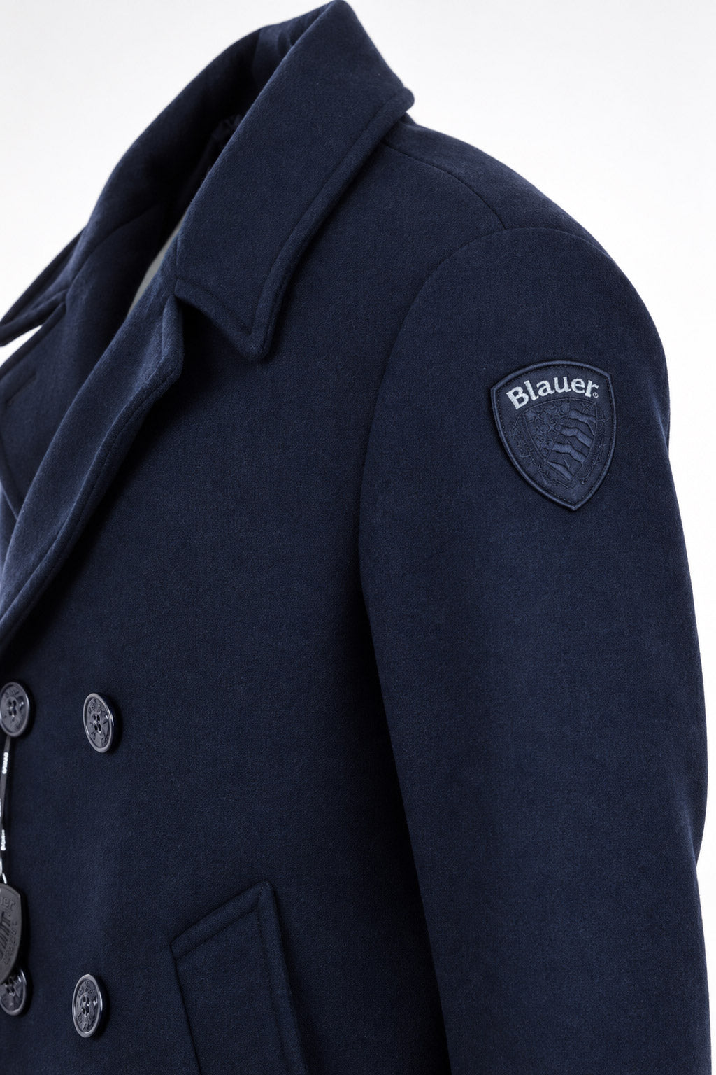 Giacca peacoat doppiopetto in misto lana CHOPIN 