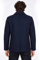 Giacca peacoat doppiopetto in misto lana CHOPIN 