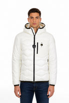 Piumino in nylon e neoprene con tasca ALBERT 