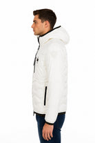 Piumino in nylon e neoprene con tasca ALBERT 