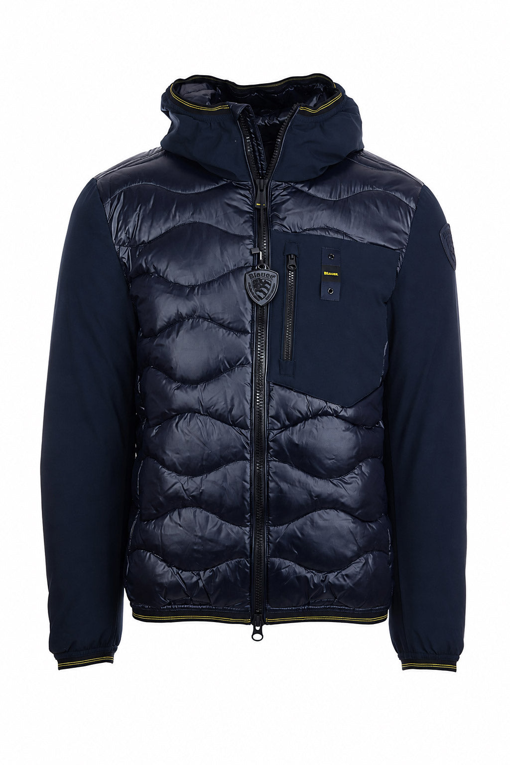 Piumino in nylon e neoprene con tasca ALBERT 