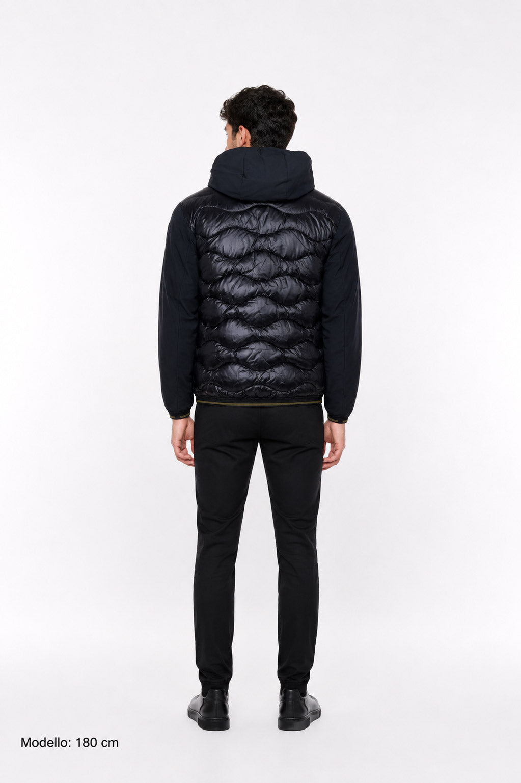 Piumino in nylon e neoprene con tasca ALBERT 