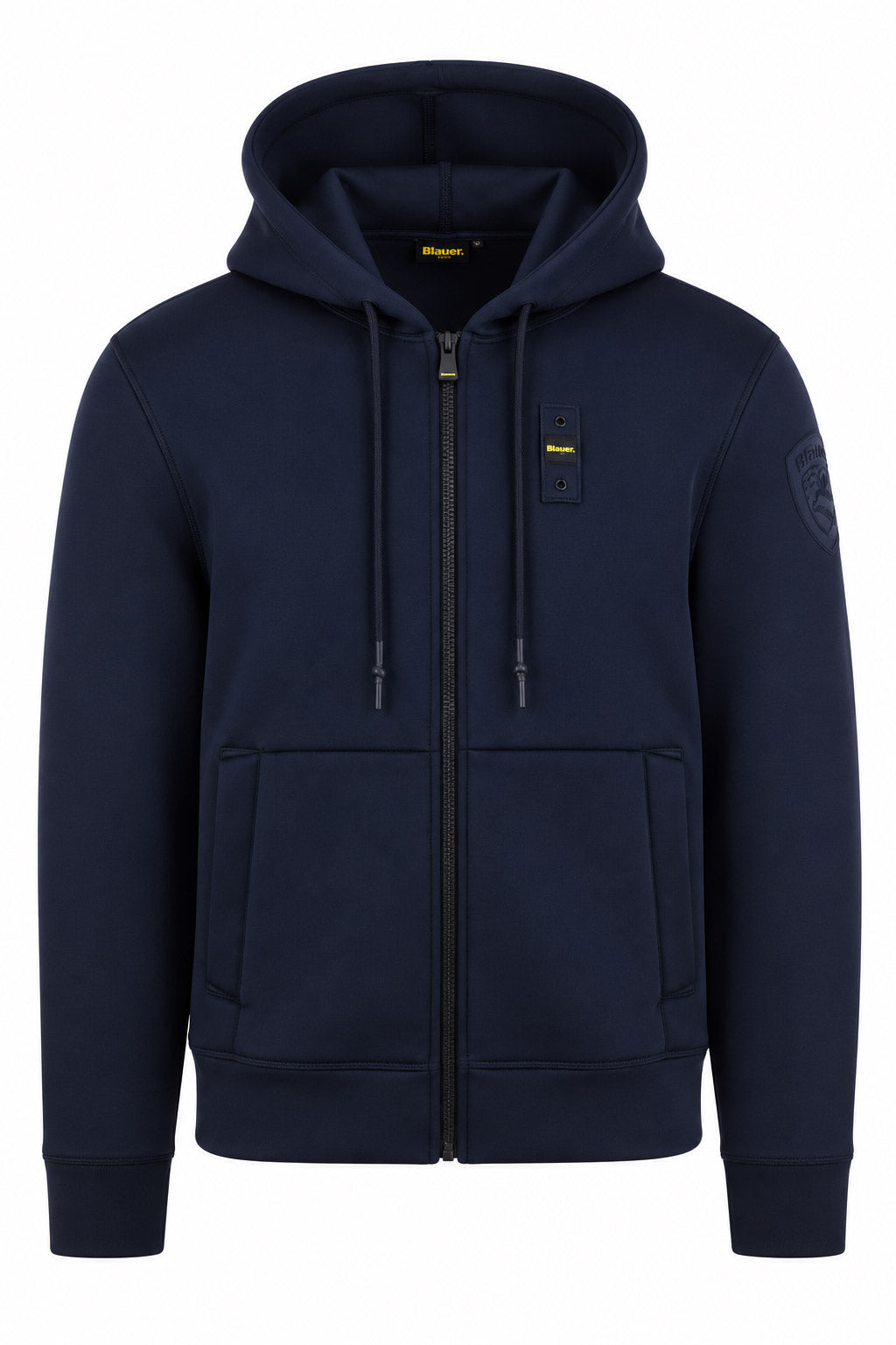 Felpa zip in neoprene con cappuccio COLBY NEOPRENE 