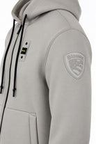 Felpa zip in neoprene con cappuccio COLBY NEOPRENE 
