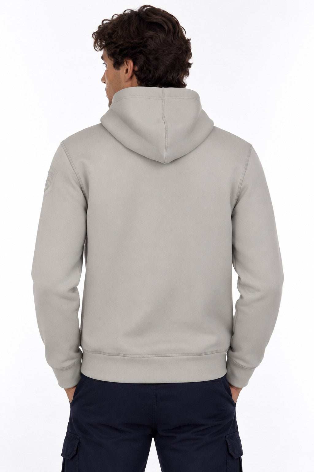 Felpa zip in neoprene con cappuccio COLBY NEOPRENE 