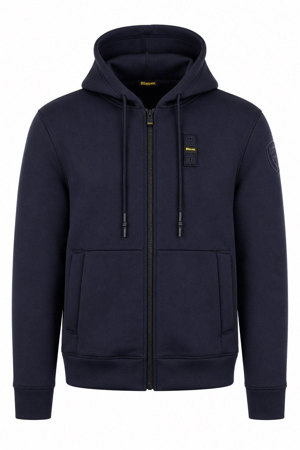 Felpa zip in neoprene con cappuccio COLBY NEOPRENE 