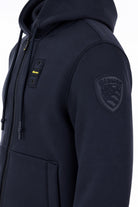 Felpa zip in neoprene con cappuccio COLBY NEOPRENE 