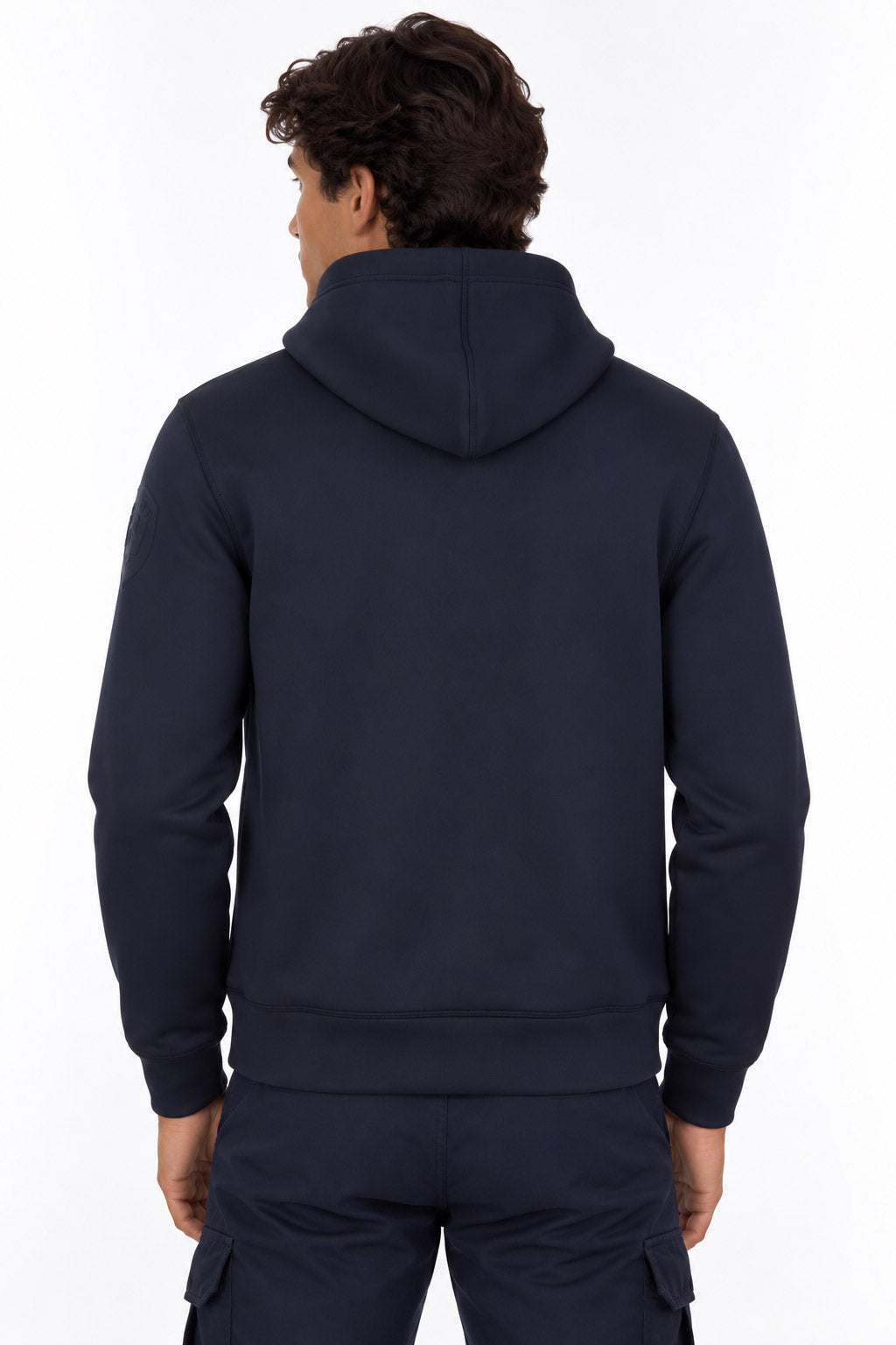Felpa zip in neoprene con cappuccio COLBY NEOPRENE 