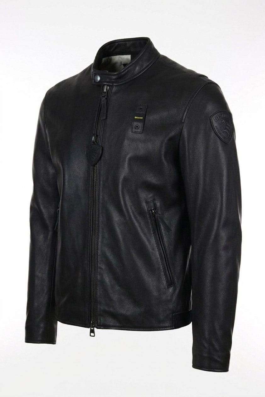 Giubbotto in pelle biker RIPLEY 
