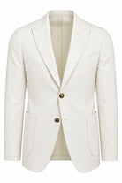 Giacca Blazer Uomo in Jersey Stretch con Bottoni in Metallo 