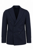 Giacca Blazer Uomo Doppiopetto in Jersey Tecnico Stretch 