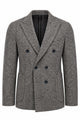 Giacca Blazer Uomo Doppiopetto in Lana Spigata