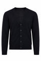 Maglia cardigan bottoni in misto lana