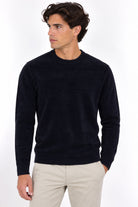 Maglia girocollo uomo in ciniglia 