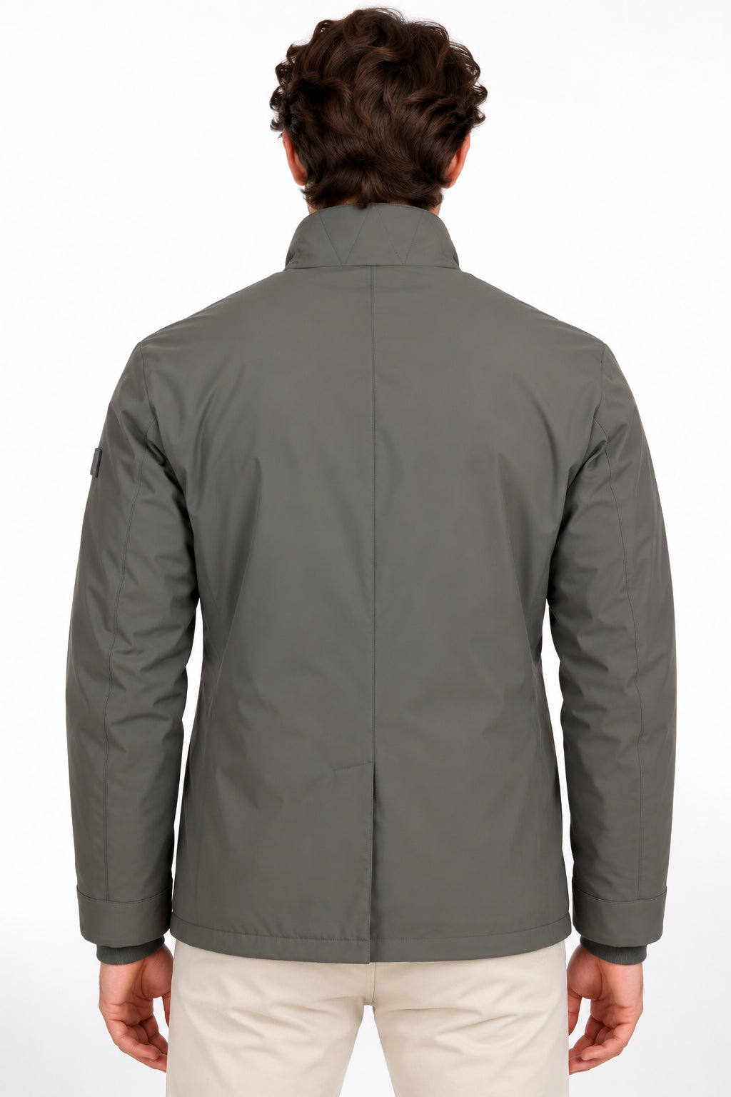 Giacca peacoat doppiopetto con pettorina interna Edmund 