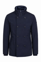 Giacca peacoat doppiopetto con pettorina interna Edmund 