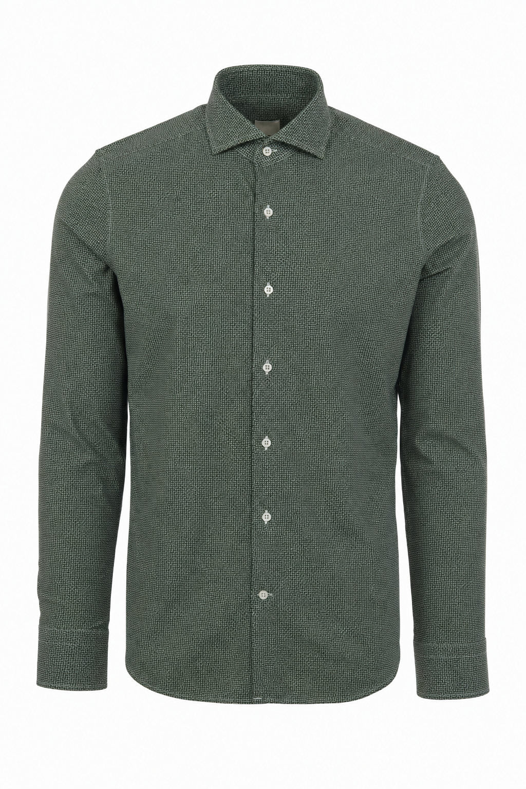 Camicia Uomo in Tessuto Tecnico Microfantasia 