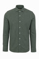 Camicia Uomo in Tessuto Tecnico Microfantasia