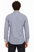 Camicia Uomo in Cotone a Righe Multicolor Button Down 