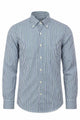 Camicia Uomo in Cotone a Righe Multicolor Button Down