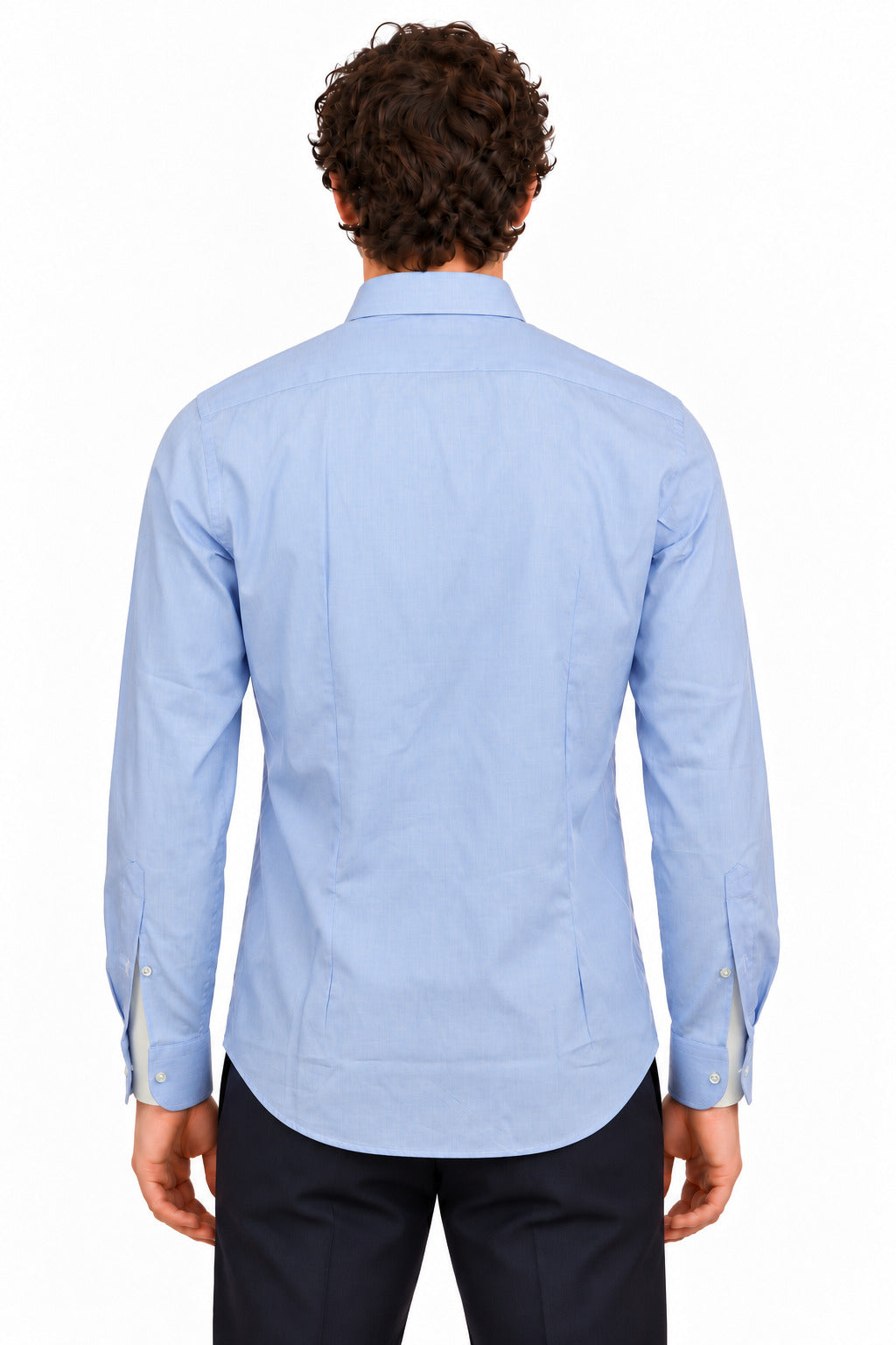 Camicia uomo  in cotone unito 