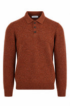 Polo Uomo in Lana e Cashmere con Filato Donegal 