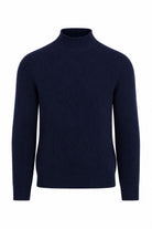 Maglia Uomo Collo Lupetto in Lana a Maglia Inglese 