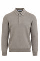 Polo Uomo a Manica Lunga in Lana e Cashmere