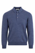 Polo Uomo a Manica Lunga in Lana e Cashmere 