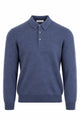 Polo Uomo a Manica Lunga in Lana e Cashmere