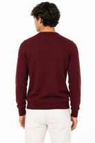 Maglia girocollo in lana  e cachemire 
