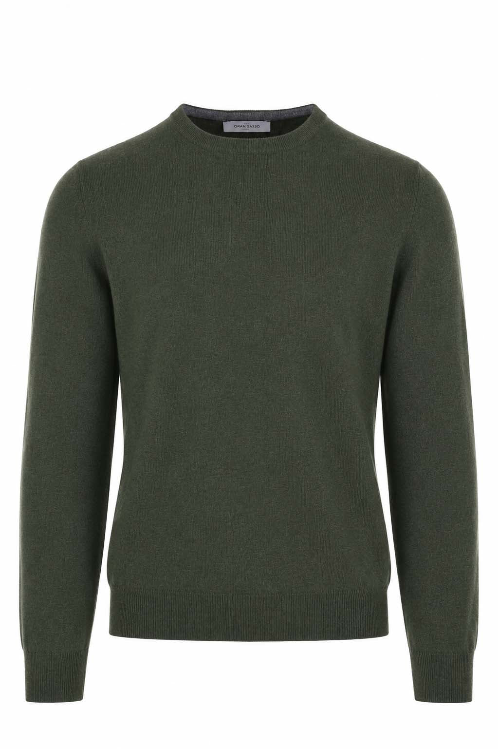 Maglia girocollo in lana  e cachemire 