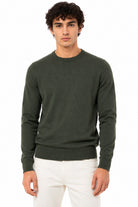 Maglia girocollo in lana  e cachemire 