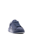 Sneakers Uomo in Pelle con Suola Platform Logata 