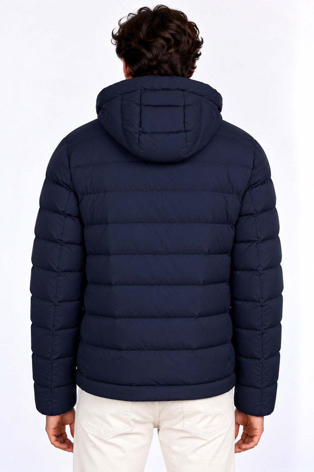 Piumino uomo in nylon superleggero con cappuccio Boggs 