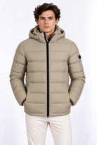 Piumino uomo in nylon superleggero con cappuccio Boggs 